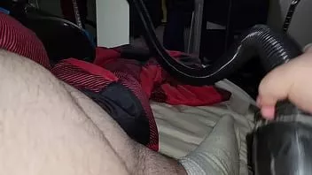 Play Getting my cock vacuumed with a toy!