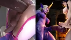 Abspielen Futa und männliche Futa -Orgie: eine Zusammenstellung